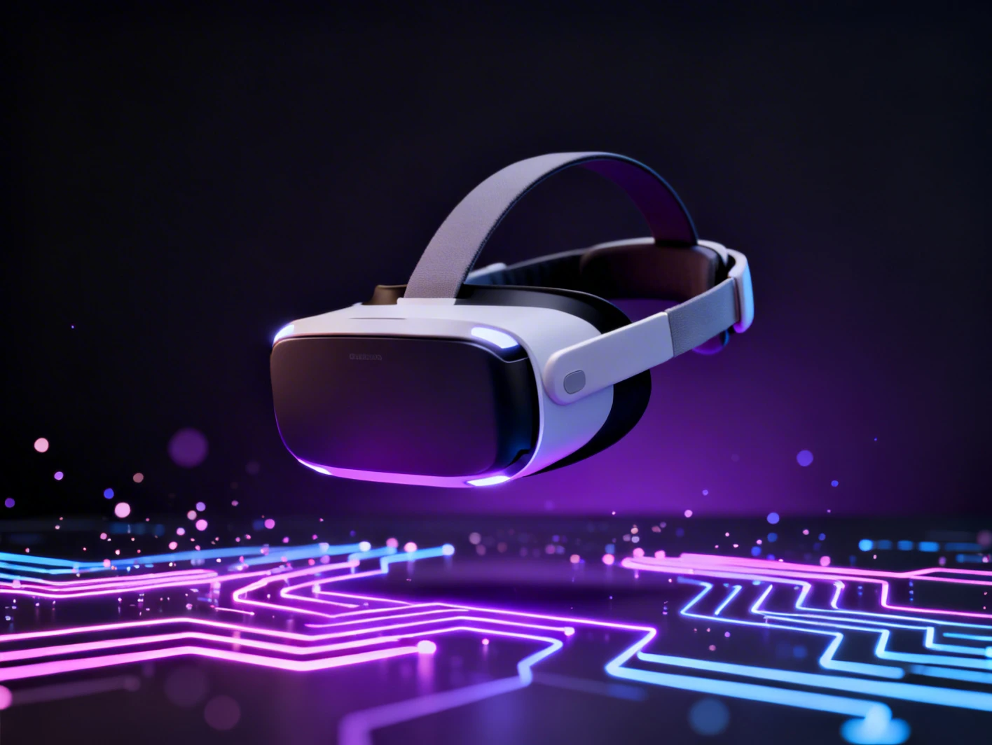 Casque de realite virtuelle et interface holographique